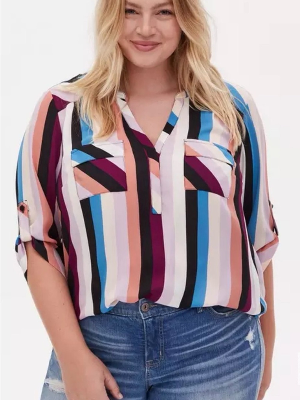 Harper Georgette 3/4 Sleeve Blouse